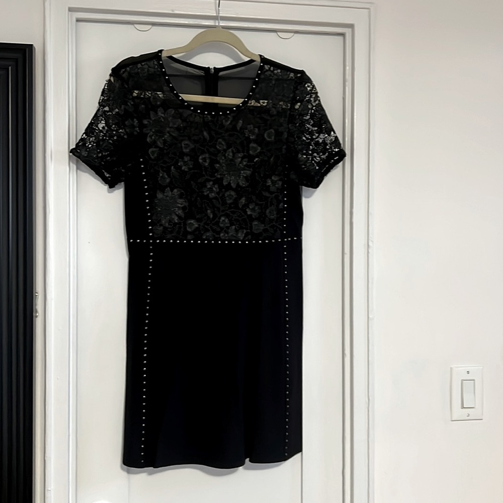 French Connection Lace Dress with studs